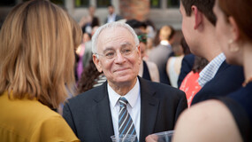 Former Dean Robert C. Post during Dean's Reception