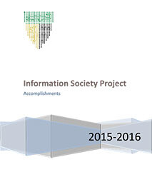 Report cover for ISP accomplishment book 2015-16