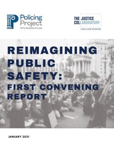Report cover for Reimagining Public Safety