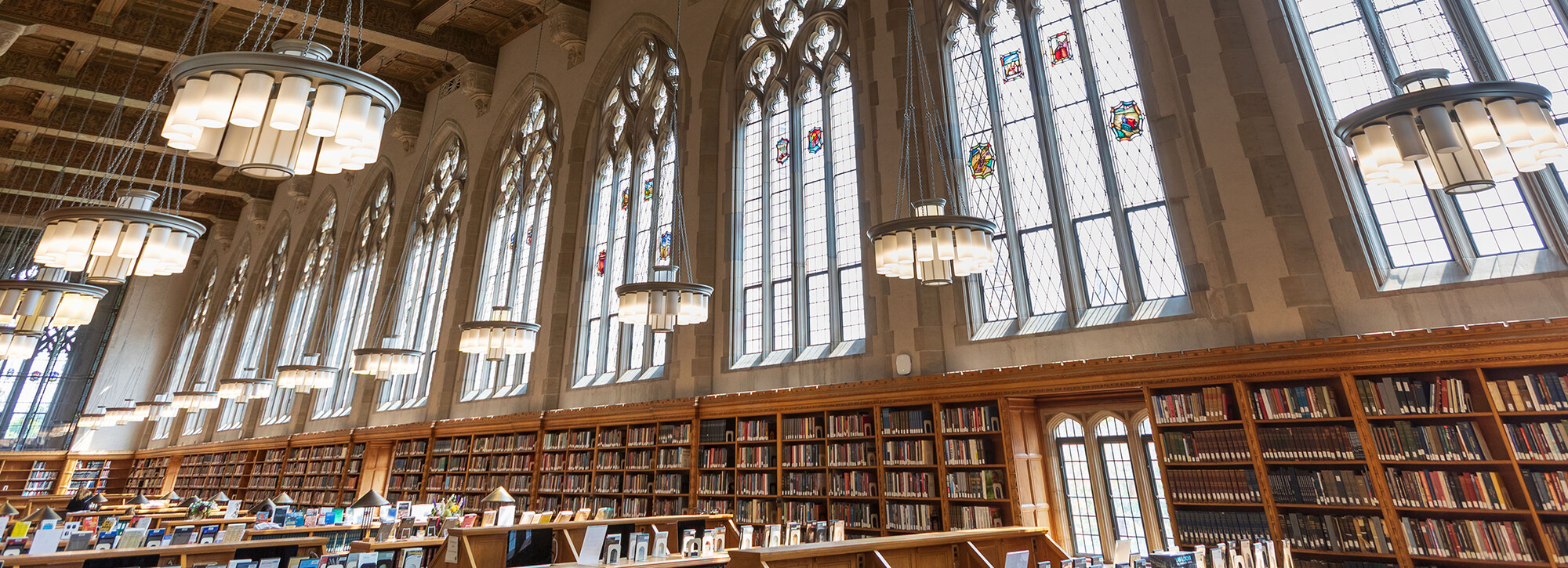 main reading room in the Law Library