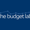 The Budget Lab logo on dark blue background